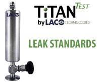 檢漏儀校準(zhǔn)漏孔  1 Calibrated Leak Standards - Helium Leak Detector - LACO TitanTest