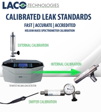 氦質(zhì)譜檢漏儀 漏孔校準示意說明  Calibrated Leak Standards for TitanTest Helium Leak Detector - LACO Technologies